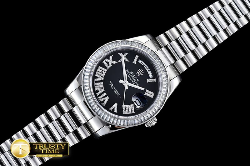 롤렉스 DayDate 41mm SS/SS Pres Black Roman Num Asia 3255 -R2DD0194B