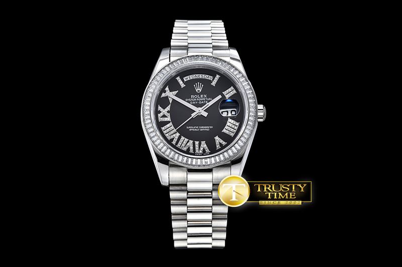 롤렉스 DayDate 41mm SS/SS Pres Black Roman Num Asia 3255 -R2DD0194B
