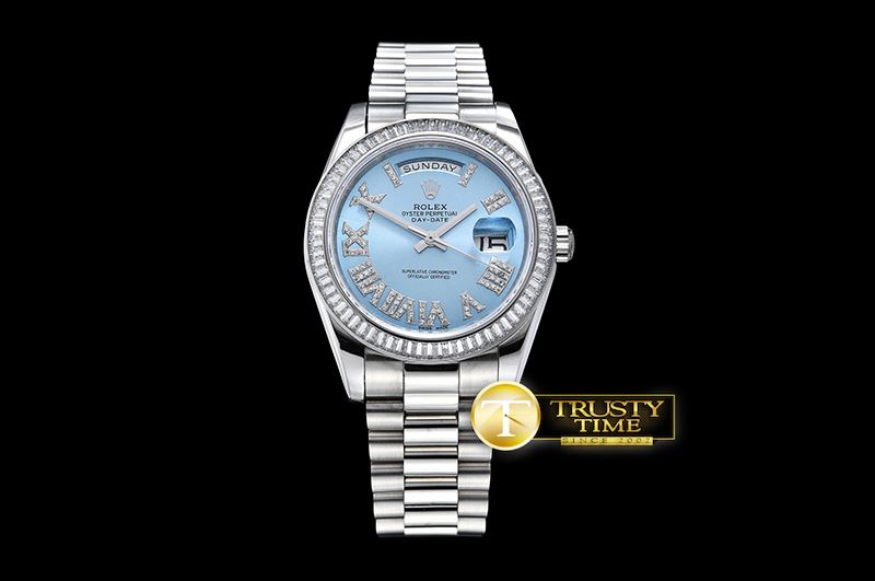 롤렉스 DayDate 41mm SS/SS Pres Blue Roman Asia 3255 -R2DD0194D