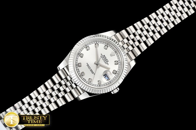 롤렉스 DJ2 41mm Jub Flt SS/SS Silver Wht Diam Noob A3235 -R2DJ0227A