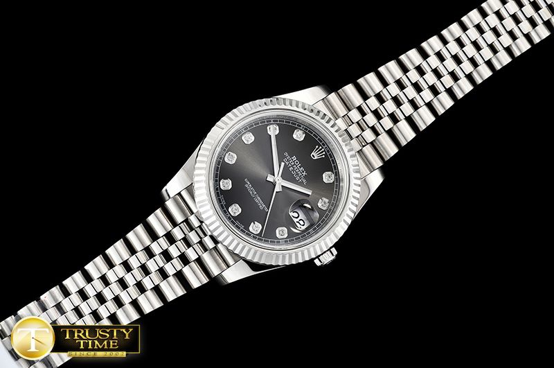 롤렉스 DJ2 41mm Jub Flt SS/SS Grey Diam Noob A3235 -R2DJ0227F