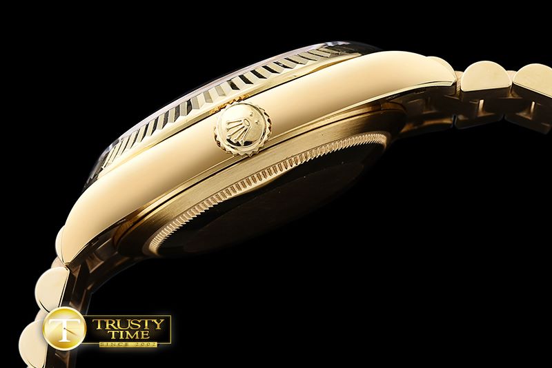 롤렉스 DayDate 228206 YG/YG Gold Roman BP Swiss 2836 -RDD0196D