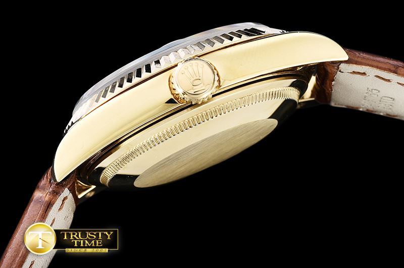 롤렉스 DayDate 36mm YG/LE White Diamonds A2836 -RDD0198B