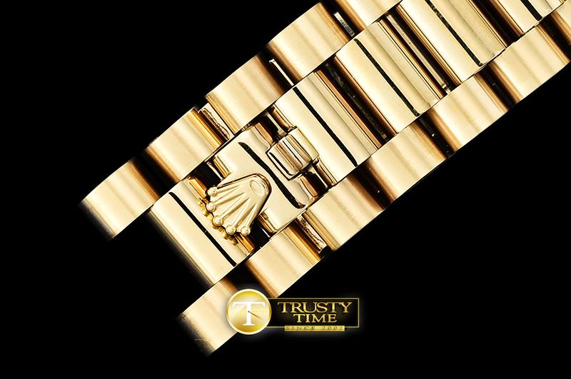 롤렉스 DayDate 36mm Flt YG/YG White Roman Num BP Swiss 2836 -RDD0216C