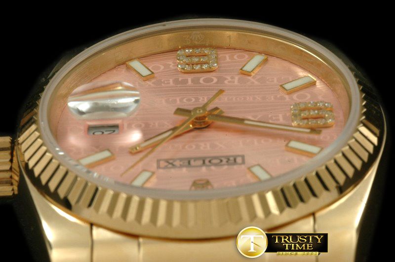 롤렉스 YG/LE Salmon Asian 2813 28800Real Diamond -RDJ0236C