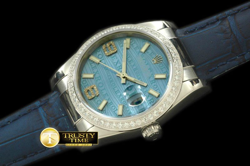 롤렉스 SS/LE Blue Asian 2813 28800Real Diamond -RDJ0240C
