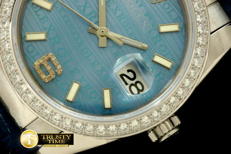 롤렉스 SS/LE Blue Asian 2813 28800Real Diamond -RDJ0240C