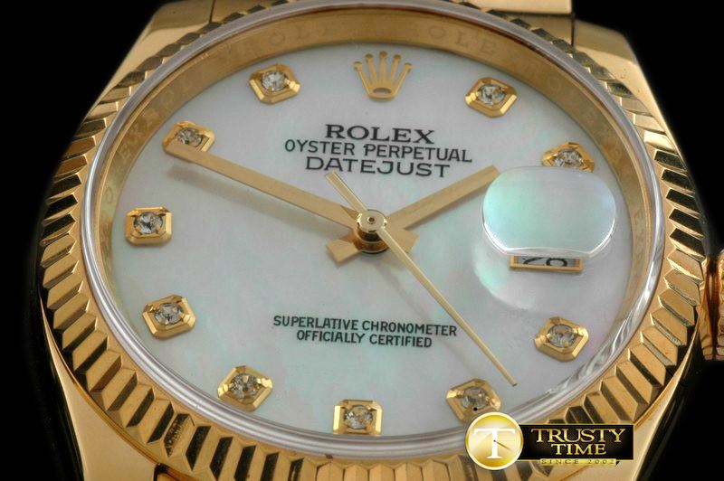 롤렉스 116238 MOP White Diam FG Swiss 2836 -RDJ0257