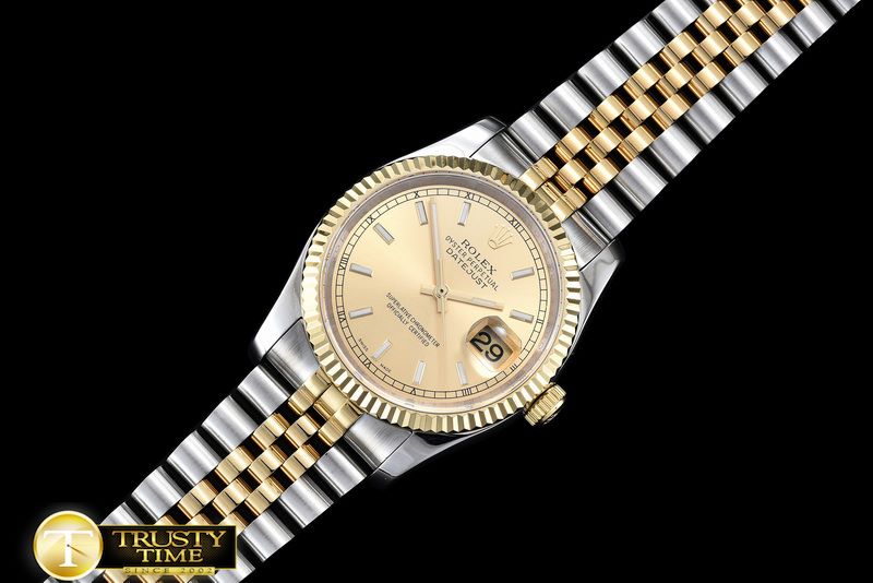 롤렉스 DateJust Gold Stick YG/TT Jub BP Asia 2836 -RDJ0258C
