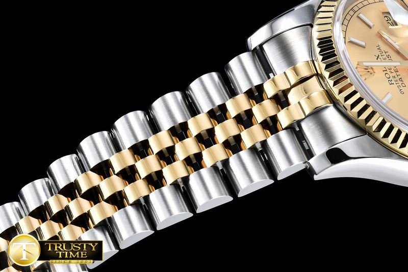 롤렉스 DateJust Gold Stick YG/TT Jub BP Asia 2836 -RDJ0258C