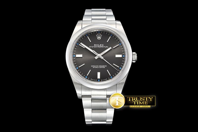 롤렉스 Oyster Pert. 39mm 114300 SS/SS Rhod Grey BP Asia 3132 -RDJ0298B