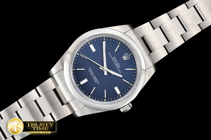 롤렉스 Oyster Pert. 39mm 114300 SS/SS Blue BP Asia 3132 -RDJ0298C