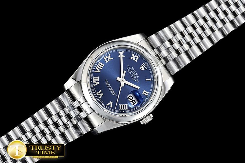 롤렉스 DJ 36mm Jub Dome SS/SS Blue Roman ARF A3135 -RDJ0305F