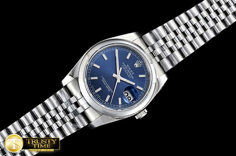 롤렉스 DJ 36mm Jub Dome SS/SS Blue Sticks ARF A3135 -RDJ0305G