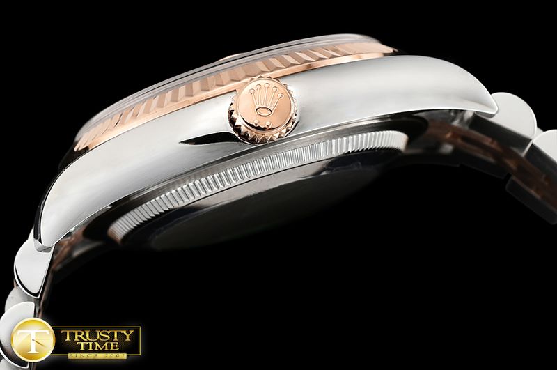 롤렉스 Datejust 36mm Flt RG/SS Rose Gold/Stk ARF Asia SH3135 -RDJ0306A