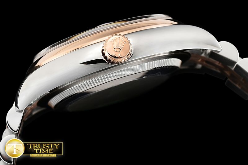 롤렉스 Datejust 36mm Smt RG/SS Rose Gold/Stk ARF Asia SH3135 -RDJ0306B