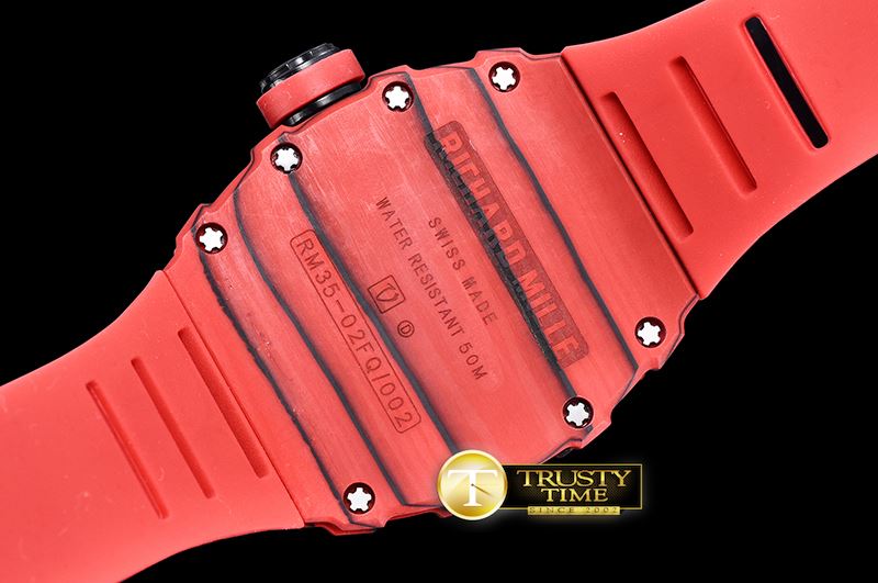리차드밀 RM03502 Rafael Nadal Red FC/VRU Blk/Red Miyota Mod -RM0113D