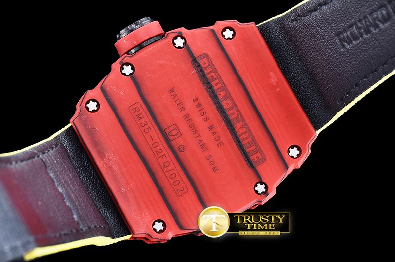 리차드밀 RM03501 Rafael Nadal Red FC/NY Blk/Yllw Miyota Mod -RM0114E