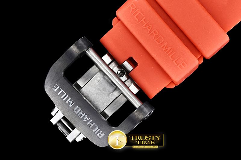 리차드밀 RM01103 Auto Flyback Chrono FC/VRU Red Blk A7750 Mod -RM0118B