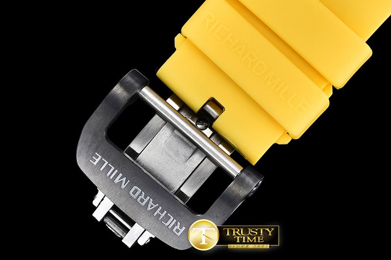 리차드밀 RM01103 Auto Flyback Chrono FC/VRU Yllw Blk A7750 Mod -RM0118C