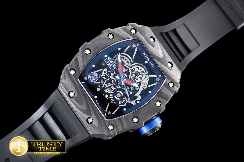 리차드밀 RM03501 Rafael Nadal Blk FC/VRU Blk/Blue Miyota Mod -RM0124B