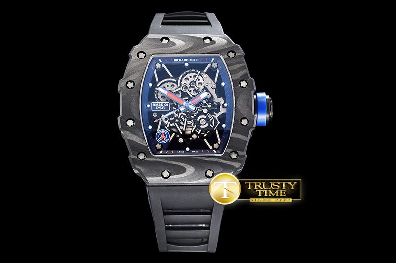 리차드밀 RM03501 Rafael Nadal Blk FC/VRU Blk/Blue Miyota Mod -RM0124B
