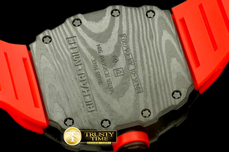 리차드밀 RM035 Rafael Nadal Tourbillon PVD/RU/Red Custom Skelet -RM077A