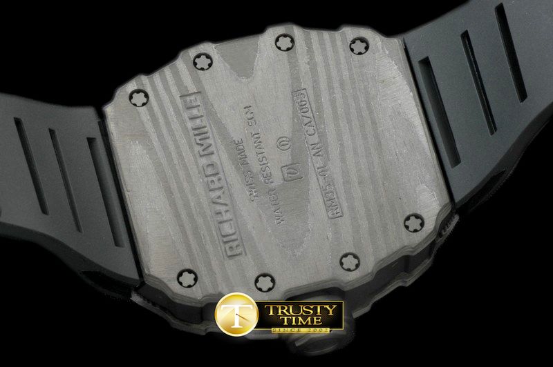 리차드밀 RM035 Rafael Nadal Tourbillon PVD/RU/Blk Custom Skelet -RM078B