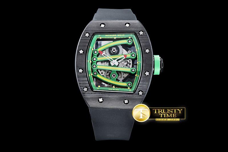 리차드밀 RM059 Yohan Blake FC/RU Green Custom Movt -RM091B
