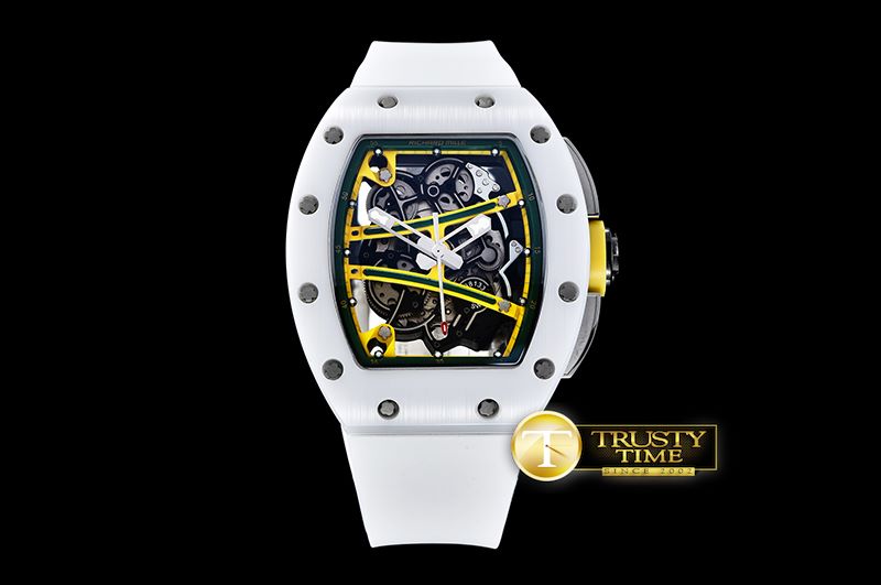 리차드밀 RM06101 Yohan Blake TZP White Cer Green CER/RU Custom -RM092C