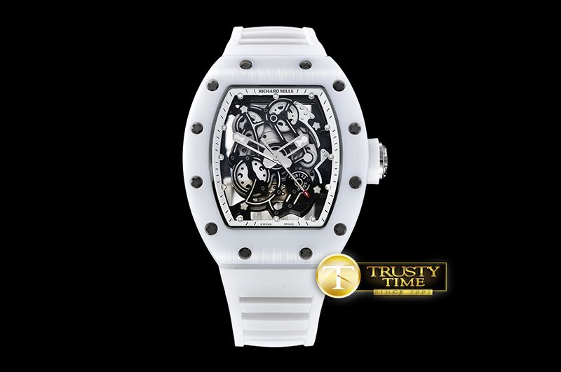 리차드밀 RM055 White Bubba Watson White Cer Wht CER/RU Custom -RM092E
