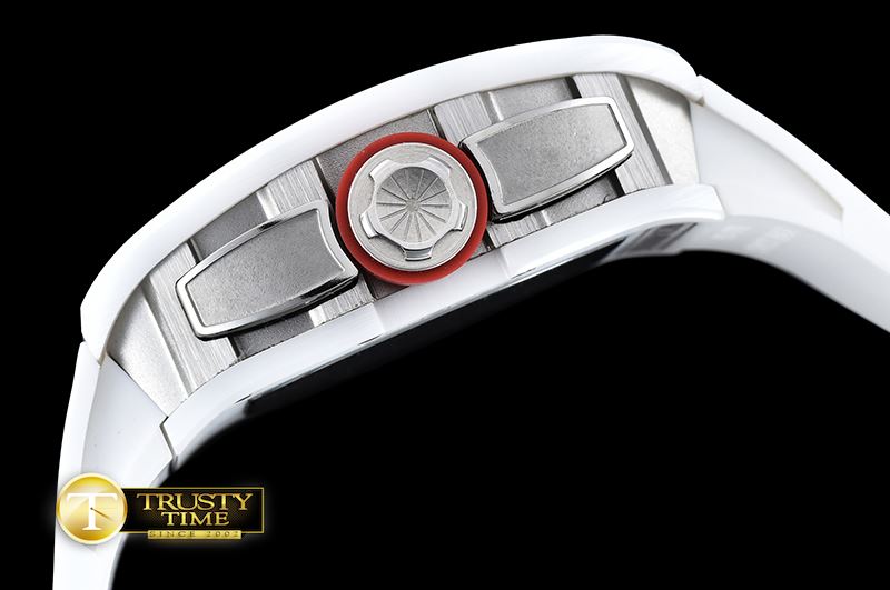 리차드밀 RM06101 Yohan White TZP White Cer Red CER/RU Custom -RM092F