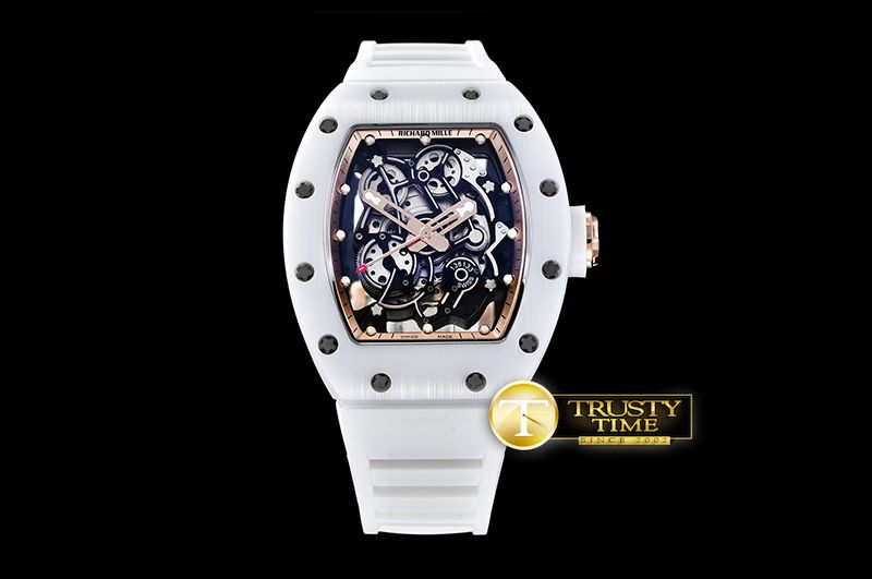 리차드밀 RM055 White Bubba Watson White Cer Rose CER/RU Custom -RM092G