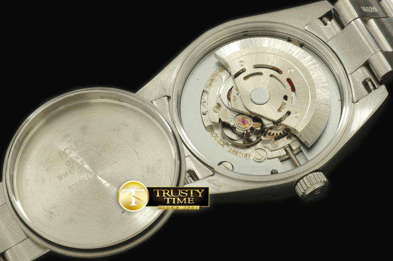 롤렉스 SS Oyster Black Roman Swiss Eta 2688/2355 -RMDJ197B