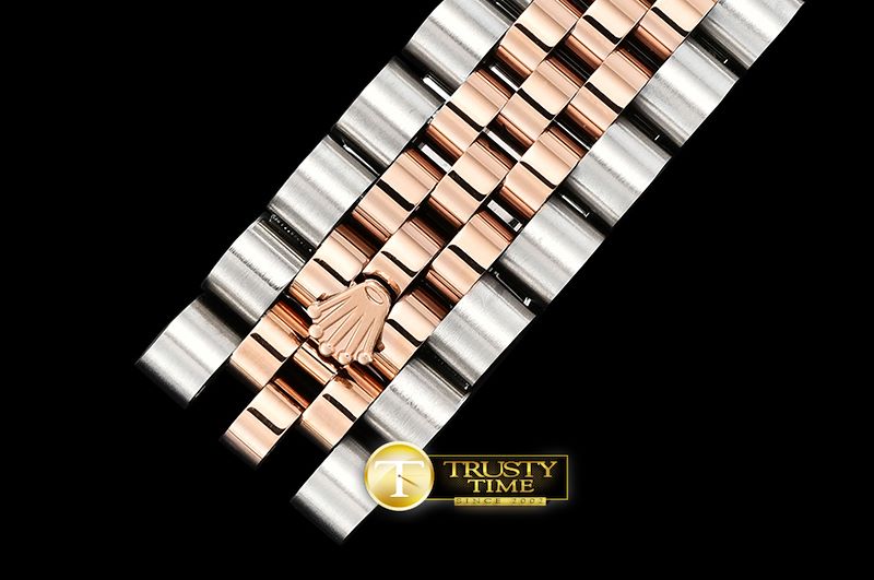 롤렉스 DJ Midsize 31mm Diam Bez RG/SS Grey Diam BP A2836 -RMDJ208B