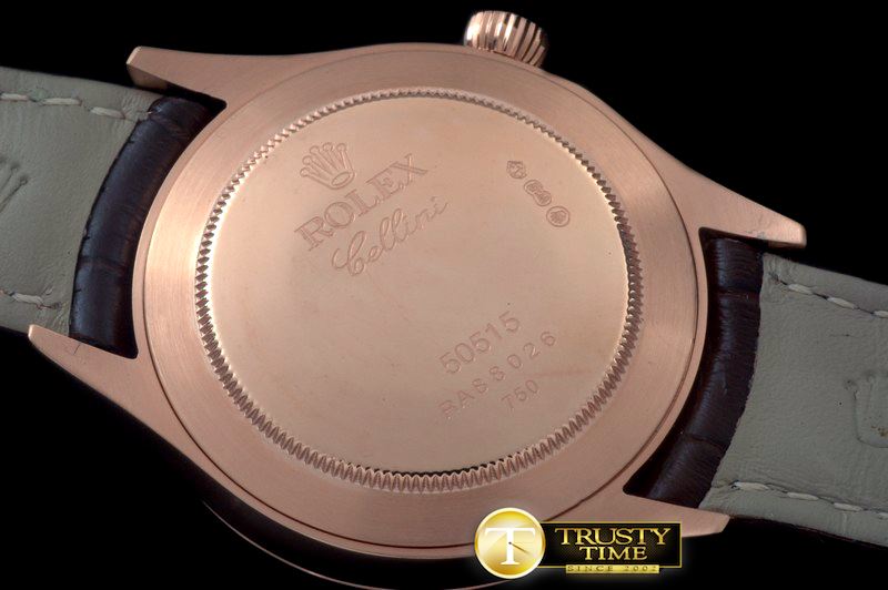 롤렉스 2014 Cellini Time RG/LE Rose Gold Asia 2824 -ROLCEL065I
