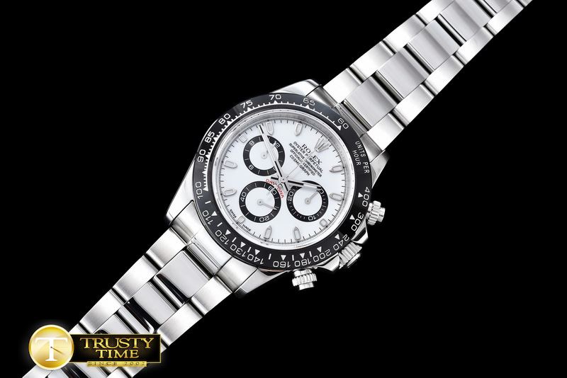 롤렉스 Daytona SS/SS White Stk JF A7750 Sec@6 -ROLDYT0162B