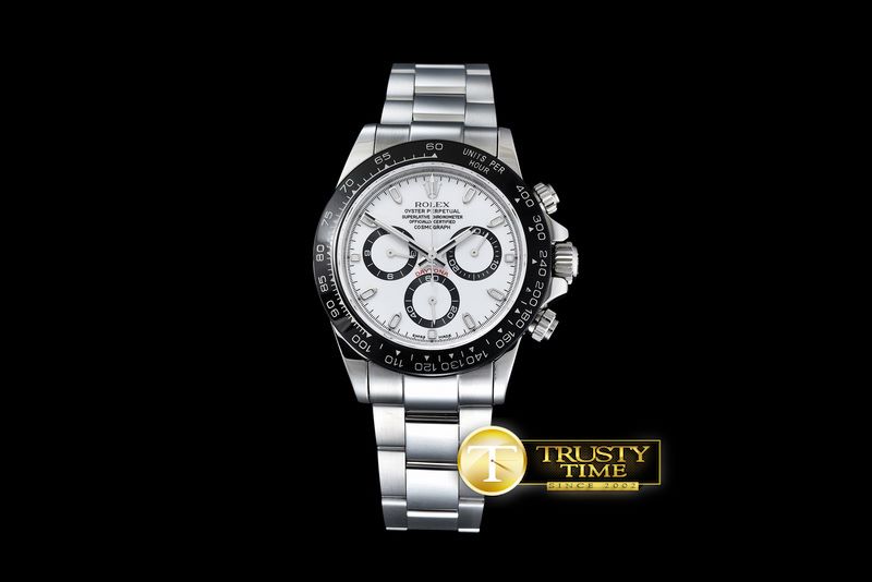 롤렉스 Daytona SS/SS White Stk JF A7750 Sec@6 -ROLDYT0162B