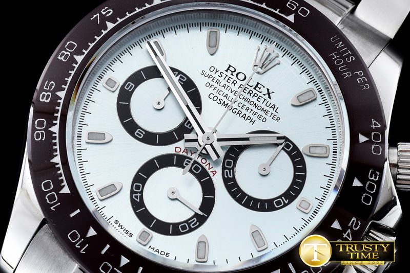 롤렉스 Daytona SS/SS Ice Blue Cer BP Ult A7750 Mod 4130 -ROLDYT0169B