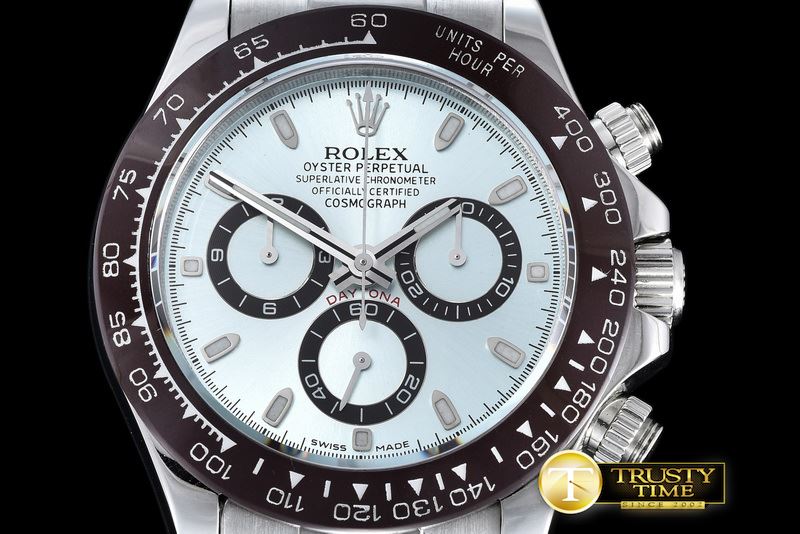 롤렉스 Daytona SS/SS Ice Blue Cer BP Ult A7750 Mod 4130 -ROLDYT0169B
