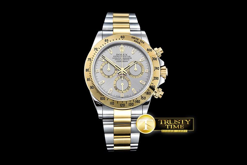 롤렉스 Daytona TT YG/SS Gray Stick JF A7750 -ROLDYT0183A