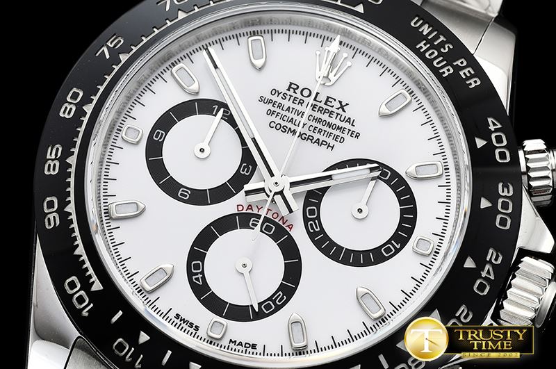 롤렉스 Daytona 116500LN SS/SS White ARF Asia 4130 Mod -ROLDYT0225