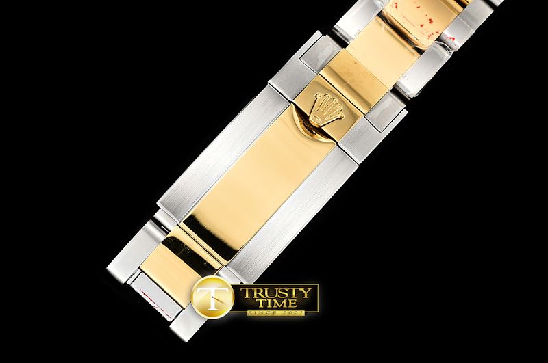 롤렉스 Daytona 116523 YG/SS Blk/Gold Stk OMF A7750 Mod -ROLDYT0242I