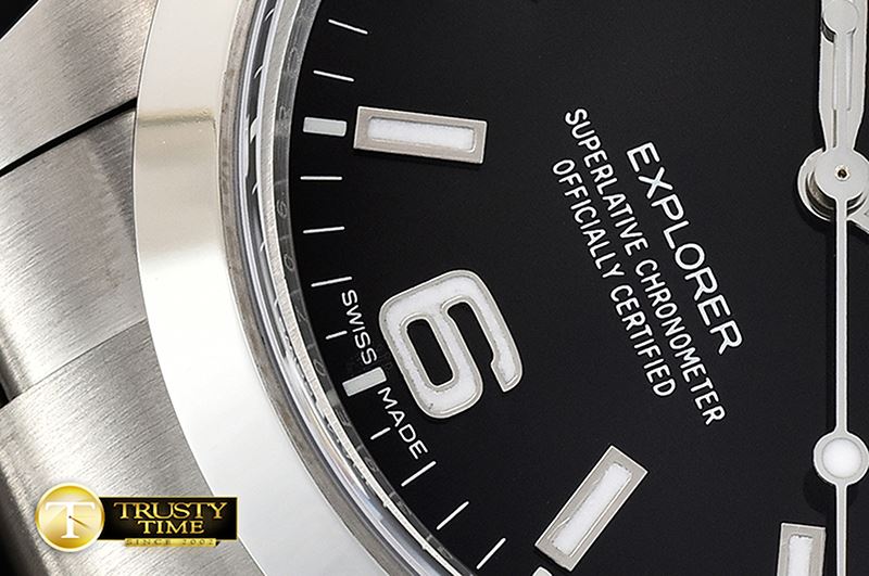 롤렉스 Explorer 1 Ref.214270 39mm Ult SS/SS Black BP A3132 -ROLEXP1015