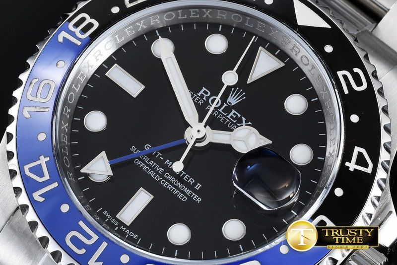 롤렉스 SS/SS 2013 GMT Black JF Asia 2836 -ROLGMT106