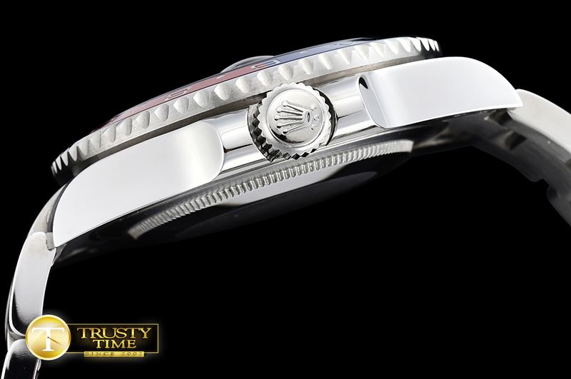 롤렉스 GMT II Red/Blue SS/SS Black BP A3186 Mod -ROLGMT115