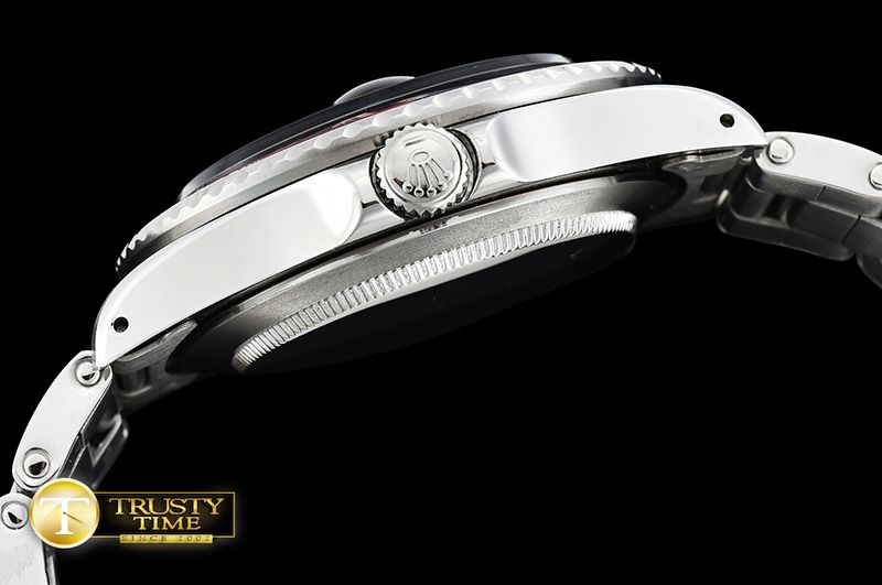 롤렉스 GMT Master Ref.1675 Black SS/SS Lum. Swiss 2836 Mod -ROLGMT122D