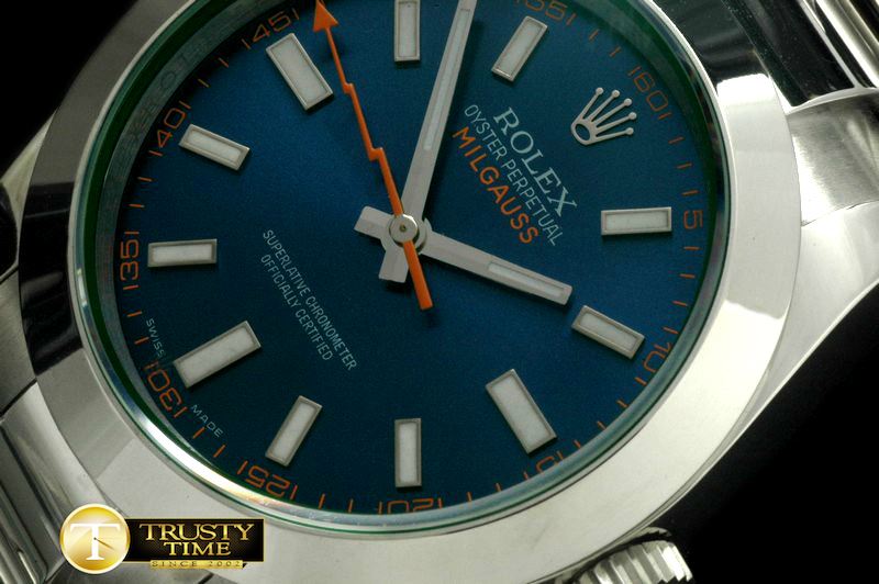 롤렉스 Milguass SS Blue (Green Sapphire) Asian 2813 -ROLMIL019A