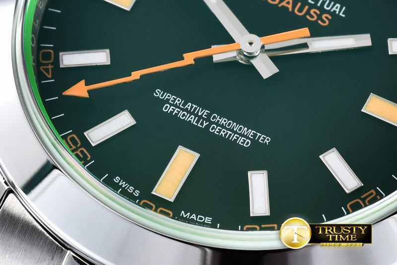 롤렉스 Milguass SS Black JF (Green Sapp) Asia 3131 -ROLMIL020