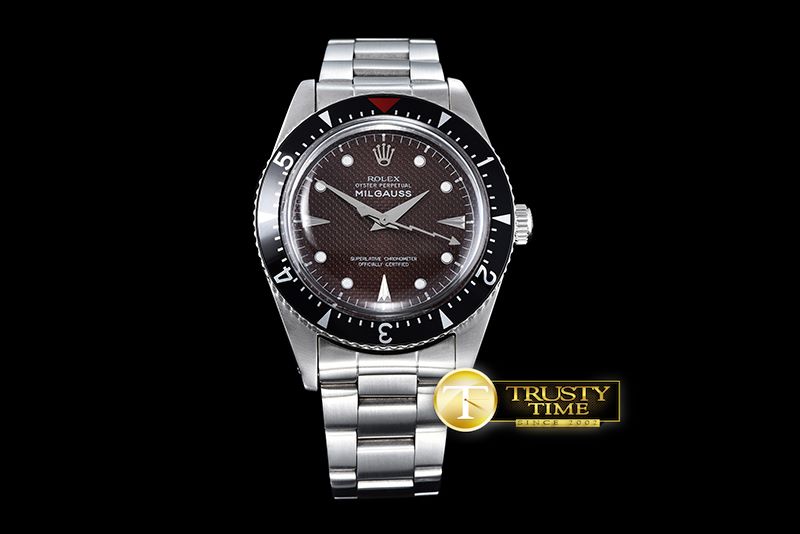 롤렉스 Vintage Milgauss Ref. 6541 SS/SS Brown A2836 -ROLMIL021A